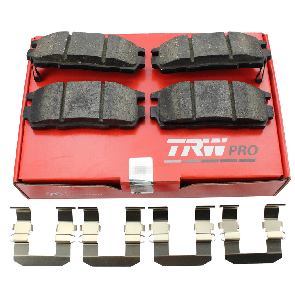 TRW Pro Rear Ceramic Brake Pad Set for Chevrolet GMC Pontiac Saturn Suzuki