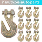 10X 5/16" G70 Clevis Grab Hooks for Flatbed Truck Trailer (No Years Specified)