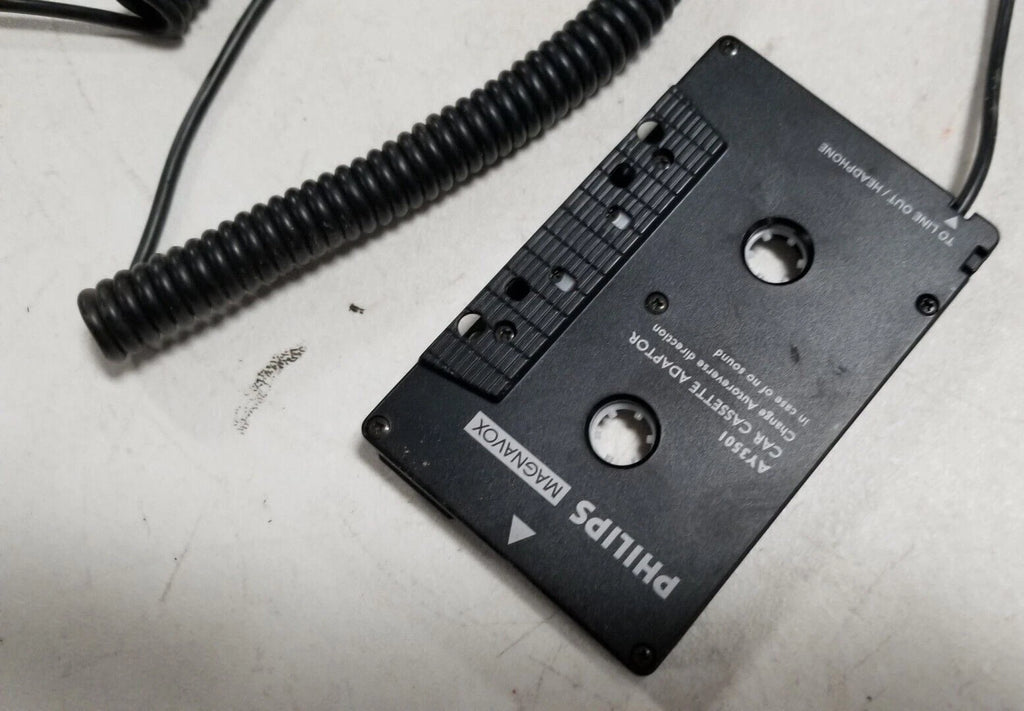 Philips AY3501 IV Car Cassette Tape Adaptor for Vintage Vehicles