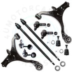 Set of 10 Front Lower Control Arm Tie Rod Ends for Honda CR-V (2002–2006)