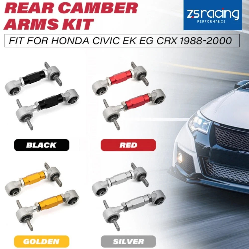 Rear Control Camber Arms Kit for Civic EF EG EK, Integra DC