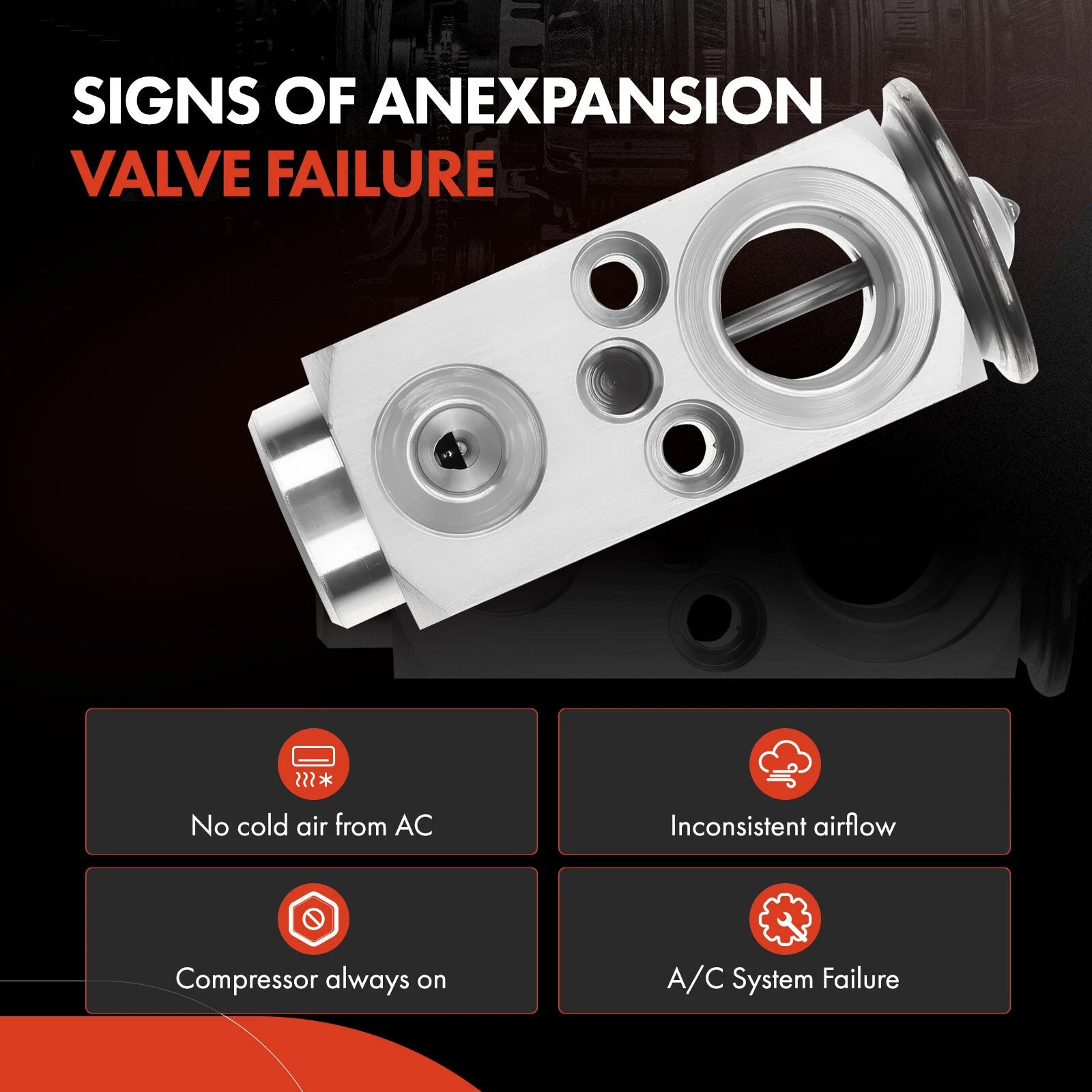 A/C Expansion Valve for Chevy Traverse GMC Acadia Buick Enclave (2009–2017)