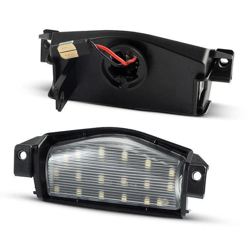 2X Cold White LED License Plate Light for Mazda 2 (2011–2013) 3 (2009–2013)