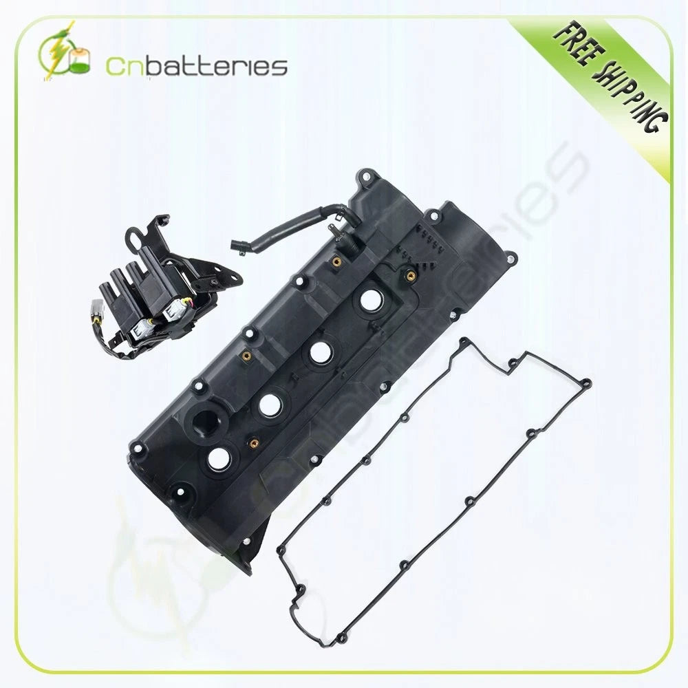 Valve Cover with Gasket & Ignition Coil for Hyundai Elantra, Kia Spectra (2.0L)