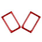 Red Interior Door Lock Pins Frame Cover Trim for Nissan GTR R35 (2008-2020)
