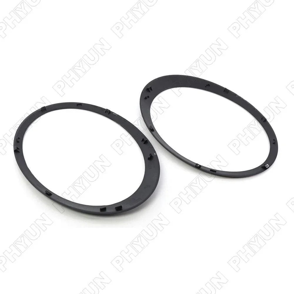 Gloss Black Headlamp Trim Rings for Mini Cooper R55 R56 (2007-2015)