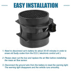 Mass Air Flow Sensor for BMW 323i 2.5L L6