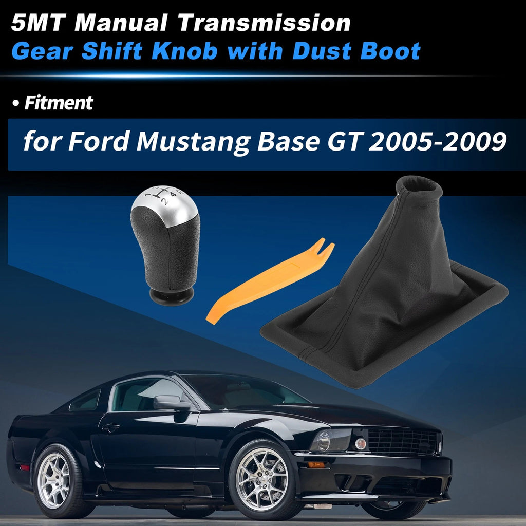 5MT Gear Shift Knob Dust Boot for Ford Mustang (2005–2009) No. 8R3Z7277AA
