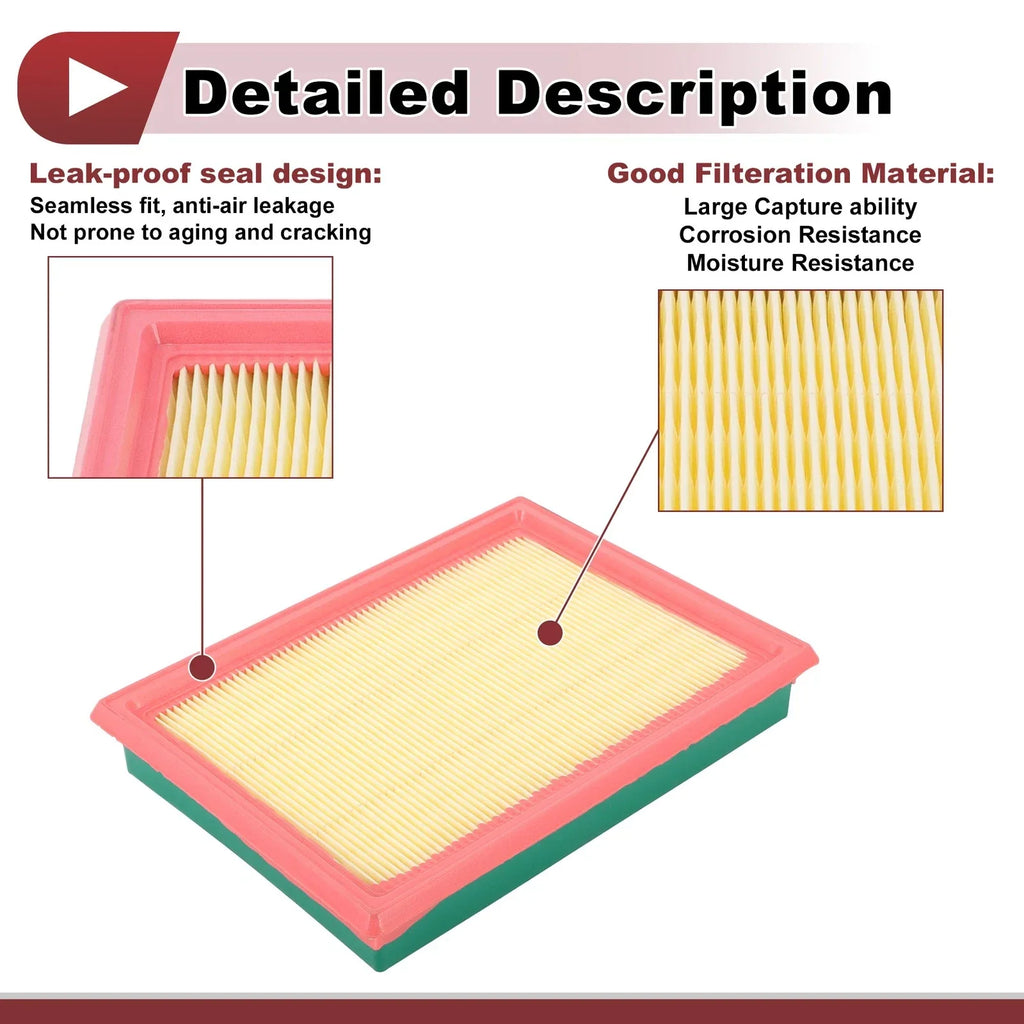 Car Engine Air Filter for Honda Civic (1996-2000) - 1 x Quality Replacement