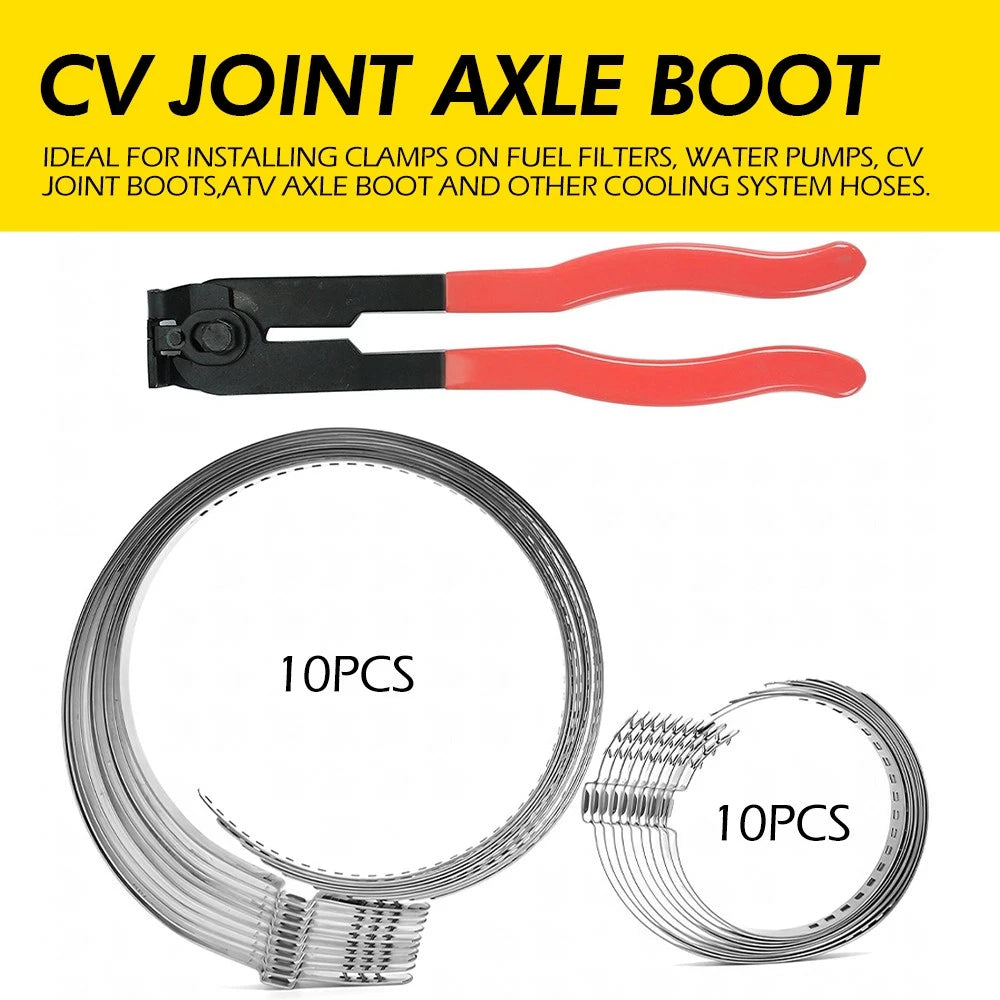 CV Joint Axle Boot Clamp Pliers Tool Kit for Auto/ATV (Fits )