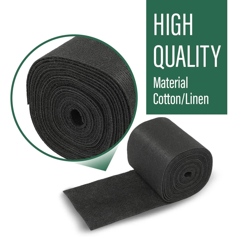 Ribbed Bunk Carpet for Marine Boat Trailer (9" x 25') - Black