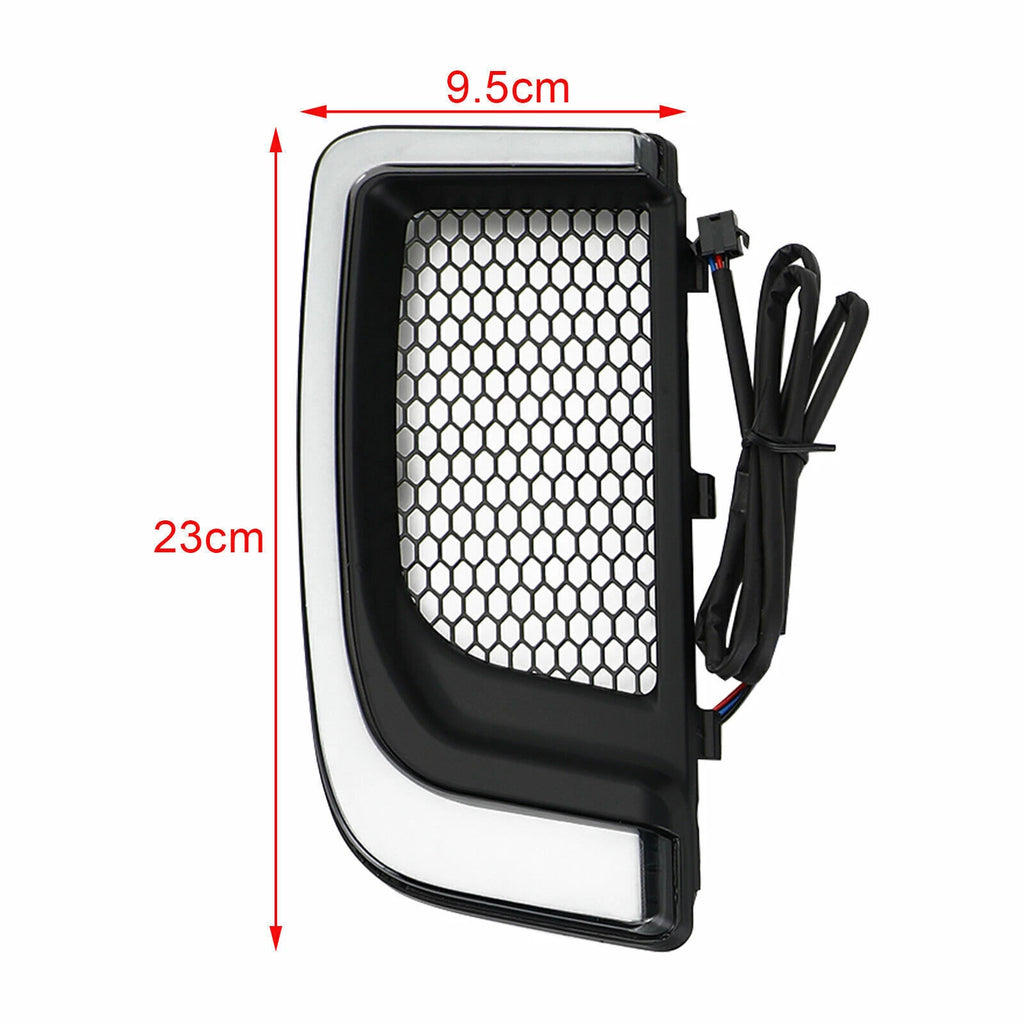 Tracer LED Lower Fairing Grills Lights for Electra FLH/T Road Glide (N/A)