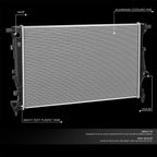 Heavy Duty Aluminum Radiator DPI13847 for Jeep Cherokee 2.0L (2019–2023)