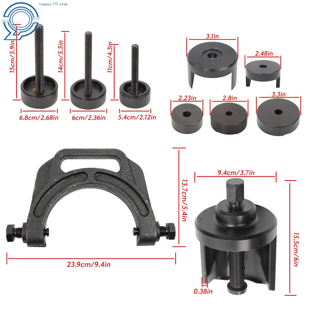 Rear Axle Suspension Bush Tool Kit for Toyota Corolla Camry (1998–2023)