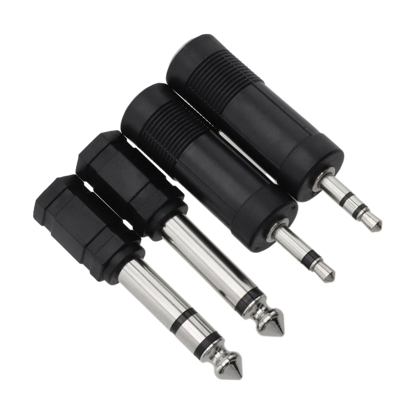 4X 3.5mm to 6.35mm Headphone Adapter Connector 6.3mm for Audio Devices