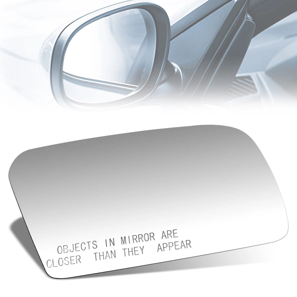 Side View Door Mirror Glass Convex Lens for Mazda MX-6 626 (1988–1992)
