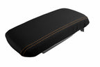 Leather Console Lid Armrest Cover for Dodge Avenger (2008–2014) Orange Stitch