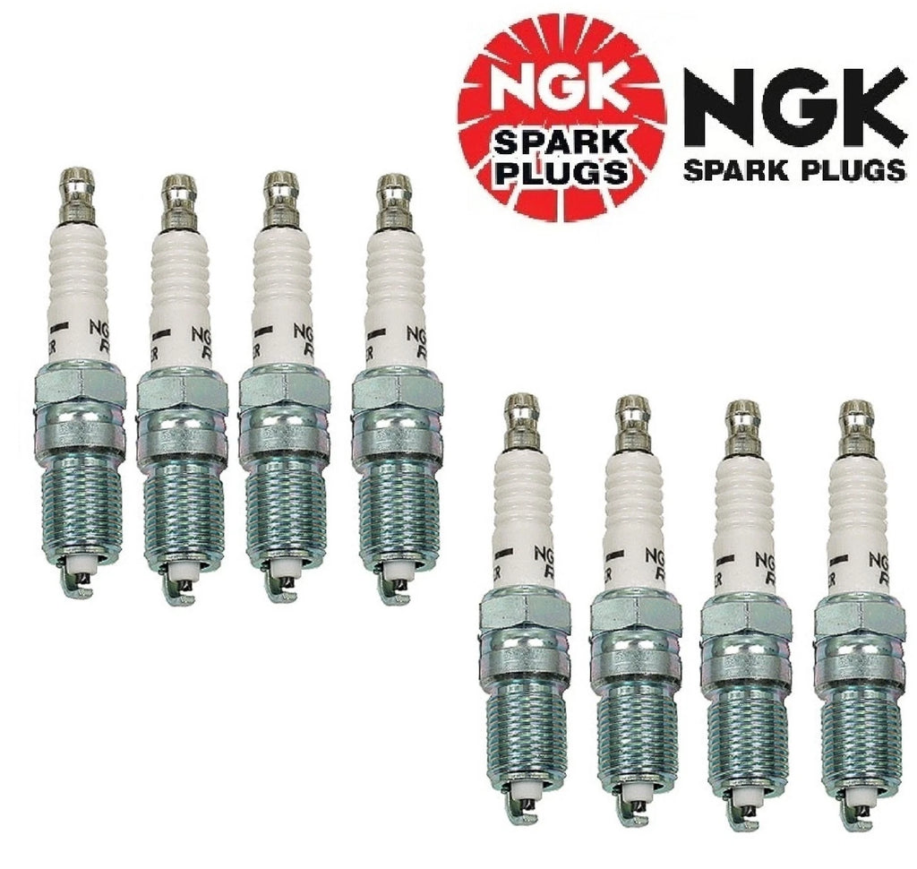 Set of 8 V-Power Copper Spark Plugs for Chevy Pontiac Ford (3951/TR55)