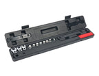 16-Piece Ratcheting Serpentine Belt Wrench Tool Kit for Automotive