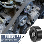 Drive Belt Idler Pulley 252863E001 for Hyundai Santa Fe, Kia Rondo (–)