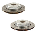 2X Rear Drilled Disc Brake Rotors for BMW E46 E85 E86 (2000–2006)