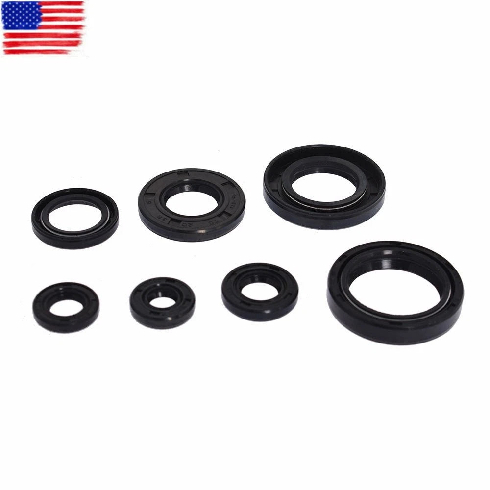 7 Piece Oil Seal Set for Yamaha Blaster YFS200 (1988–2006)