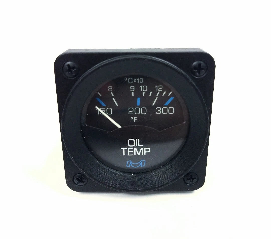 Oil Temperature Gauge 150-300 Degrees for Medallion 8-88, D-914