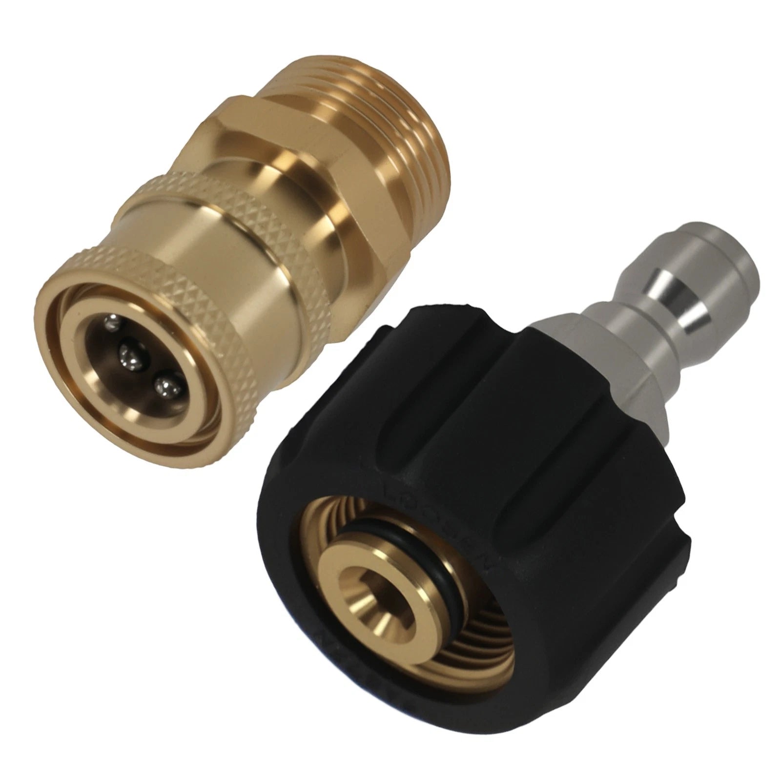 Brass Adapter M22 to 1/4" for Pressure Washer Gun (5000PSI)