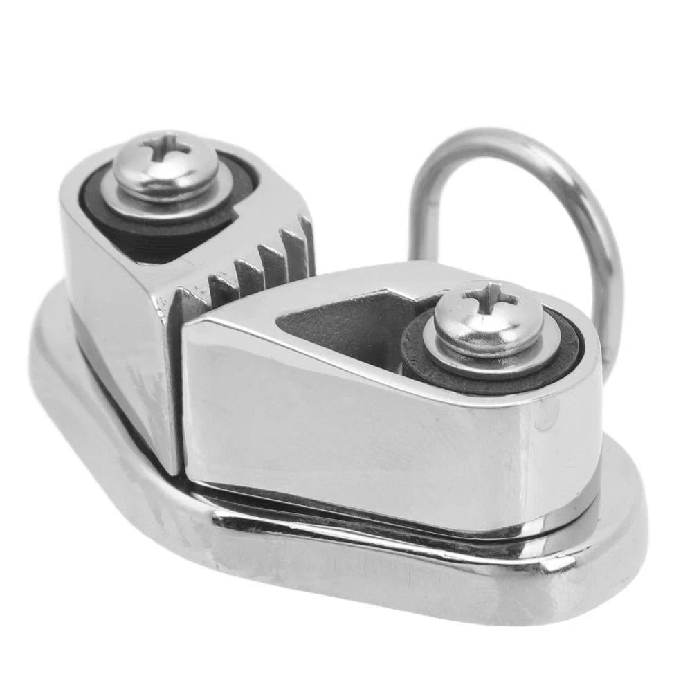 Fairlead Leading Ring Cam Cleat for Marine Use (316 Stainless Steel, 68x35mm)