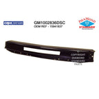 Replacement Painted Front Bumper Face Bar w/Center Air Intake Hole