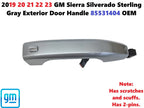 Exterior Door Handle for GM Sierra Silverado (2019–2023) 85531404