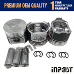 Overhaul Rebuild Kit for Kubota D1703 D1703E Engine (L3300DT, Bobcat 325C)