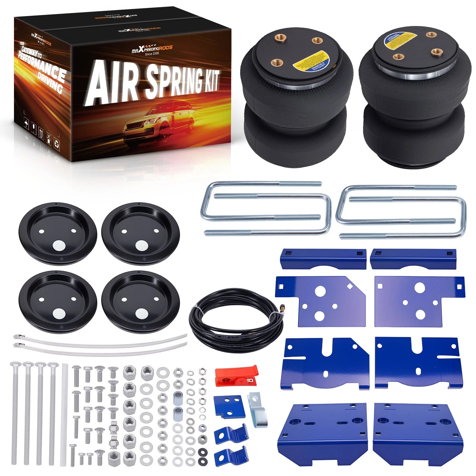 Rear Air Helper Spring Bag Kit for Ford F-150 Raptor (2016–Present)
