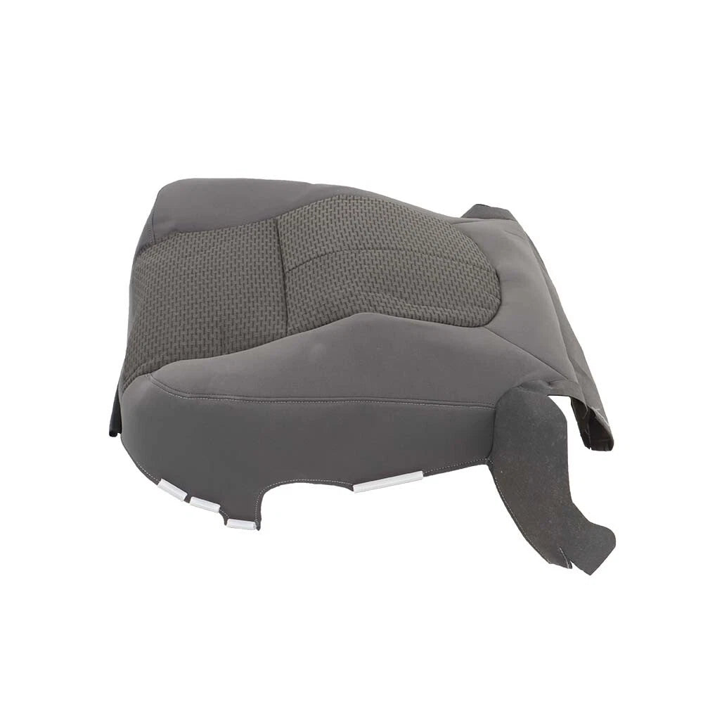 Front Driver Bottom Seat Cover Cloth Gray for Ford F250 F350 F450 F550 (2011–2016)