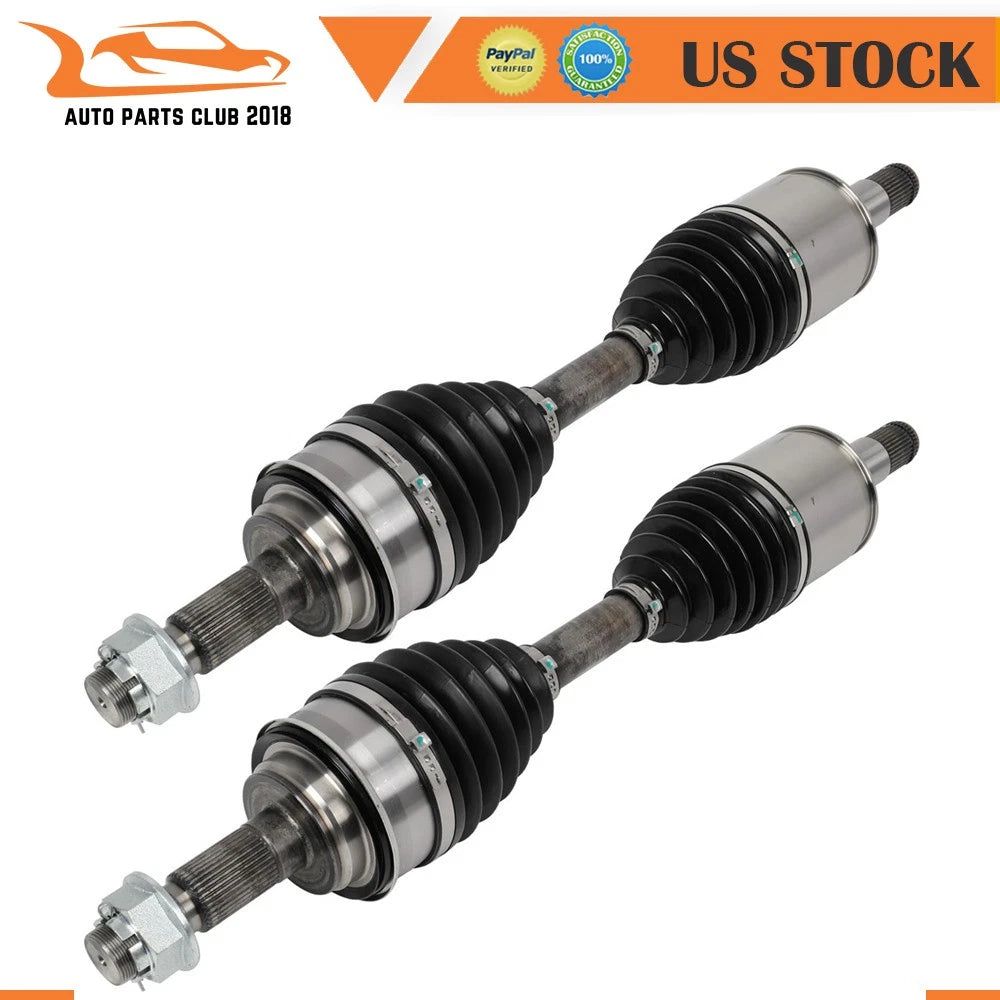 Set of 2 Front CV Axles for Toyota Sequoia Tundra (2007–2020) 5.7L