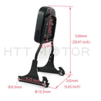 Gloss Black Detachable Backrest Sissy Bar for Harley FLST FLSTSC (2005–Present)