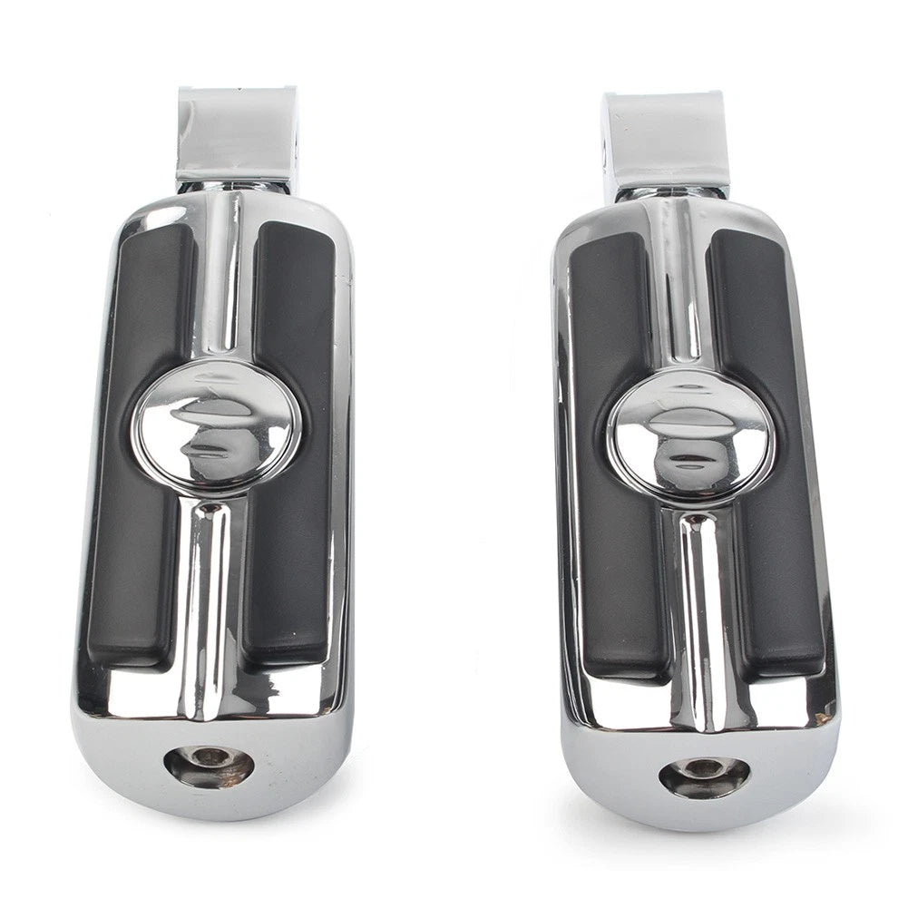 2X Chrome Foot Pegs for Honda Magna VF750, Shadow VT1100, Sabre (1982–2003)