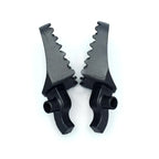 Black Motocross Foot Pegs for Honda CR250R CR125R (2000–2001)