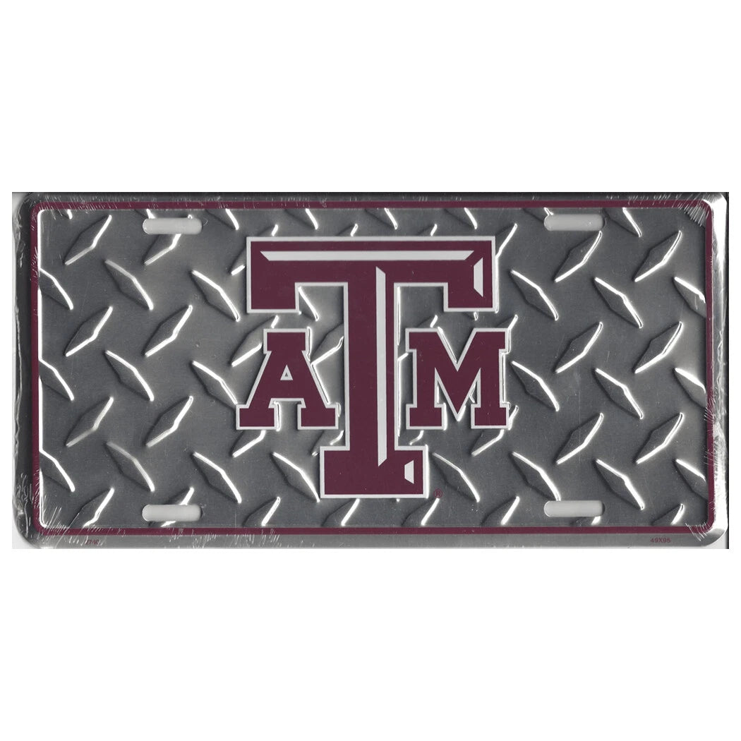 Texas A&M Aggies Metal Car Tag License Plate