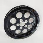 1.5" Wide 70T Gloss Black Pulley for Harley FXR Super Glide (1982–1994, 1999–2000)