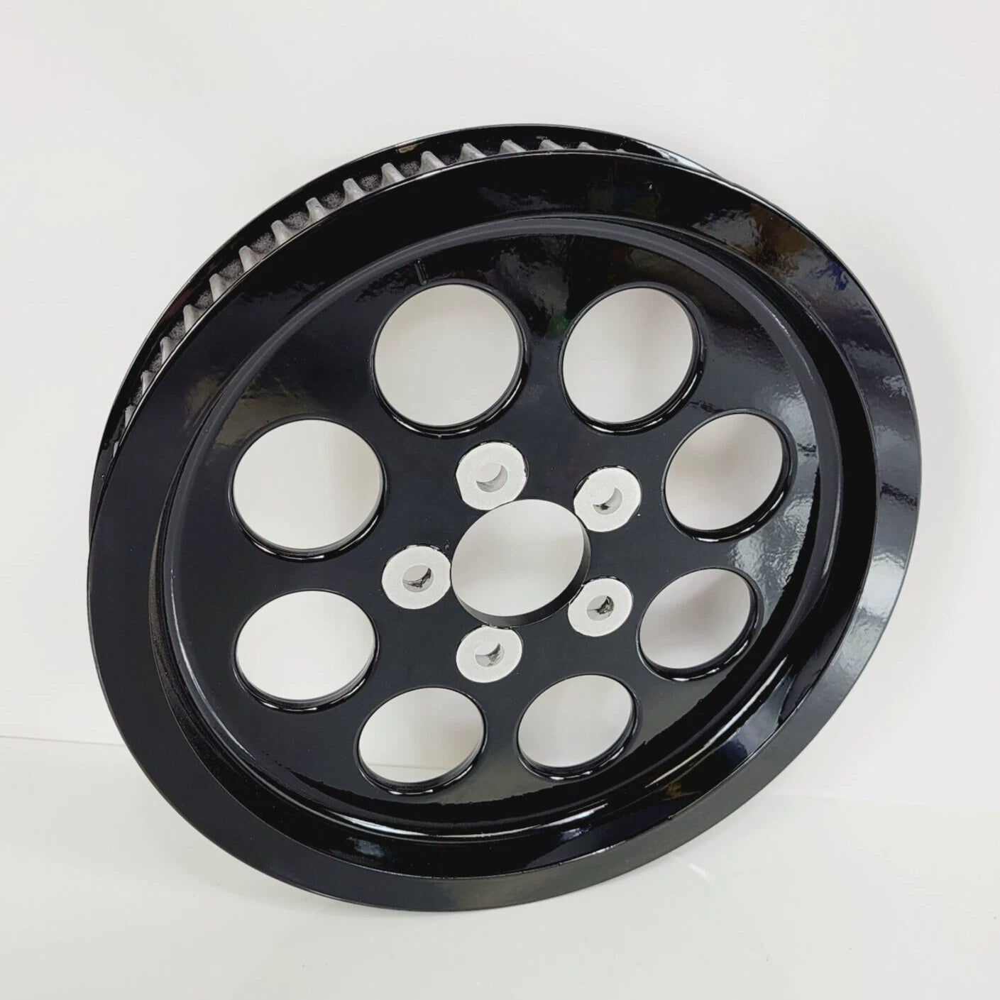 1.5" Wide 70T Gloss Black Pulley for Harley FXR Super Glide (1982–1994, 1999–2000)