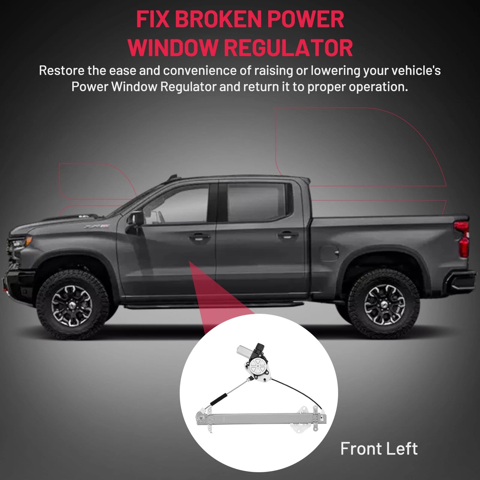 Power Window Regulator for Ford Expedition (2003–2006) Front Left