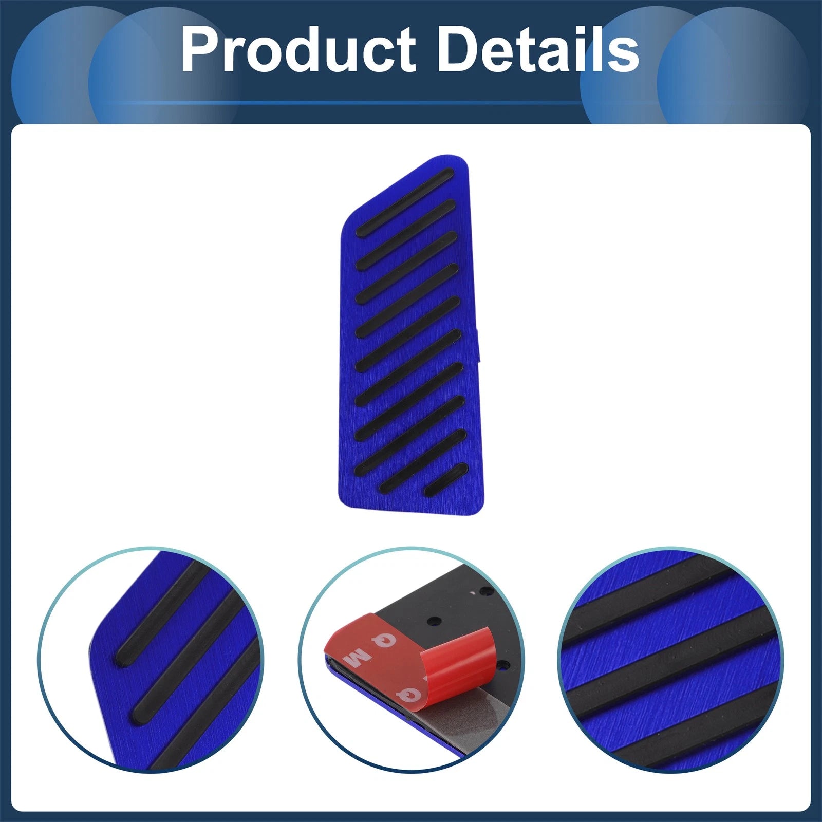 1 Pc Footrest Pedal Pad Cover for Honda CR-V (2017–2024) Blue