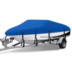 Heavy Duty Boat Cover for V-Hull Fish & Ski (17ft–19ft) 210D Waterproof