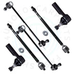 6X Front Sway Bar Tie Rod Ends for Toyota Matrix (2003–2008)