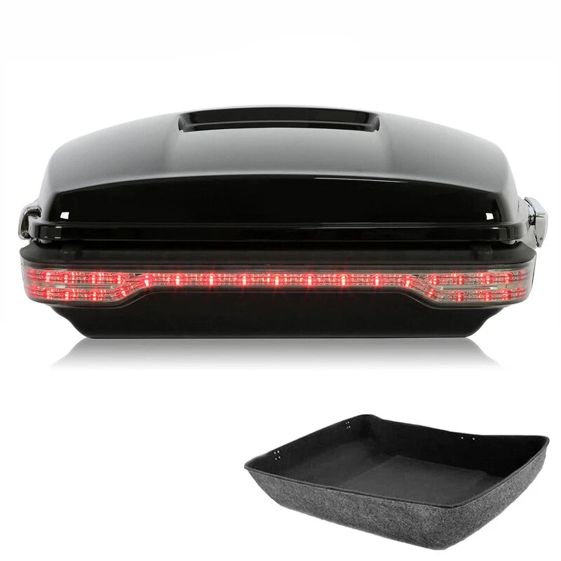 Chopped Trunk Smoked Tail Light for Harley Touring Street Road Glide (2014–2026)