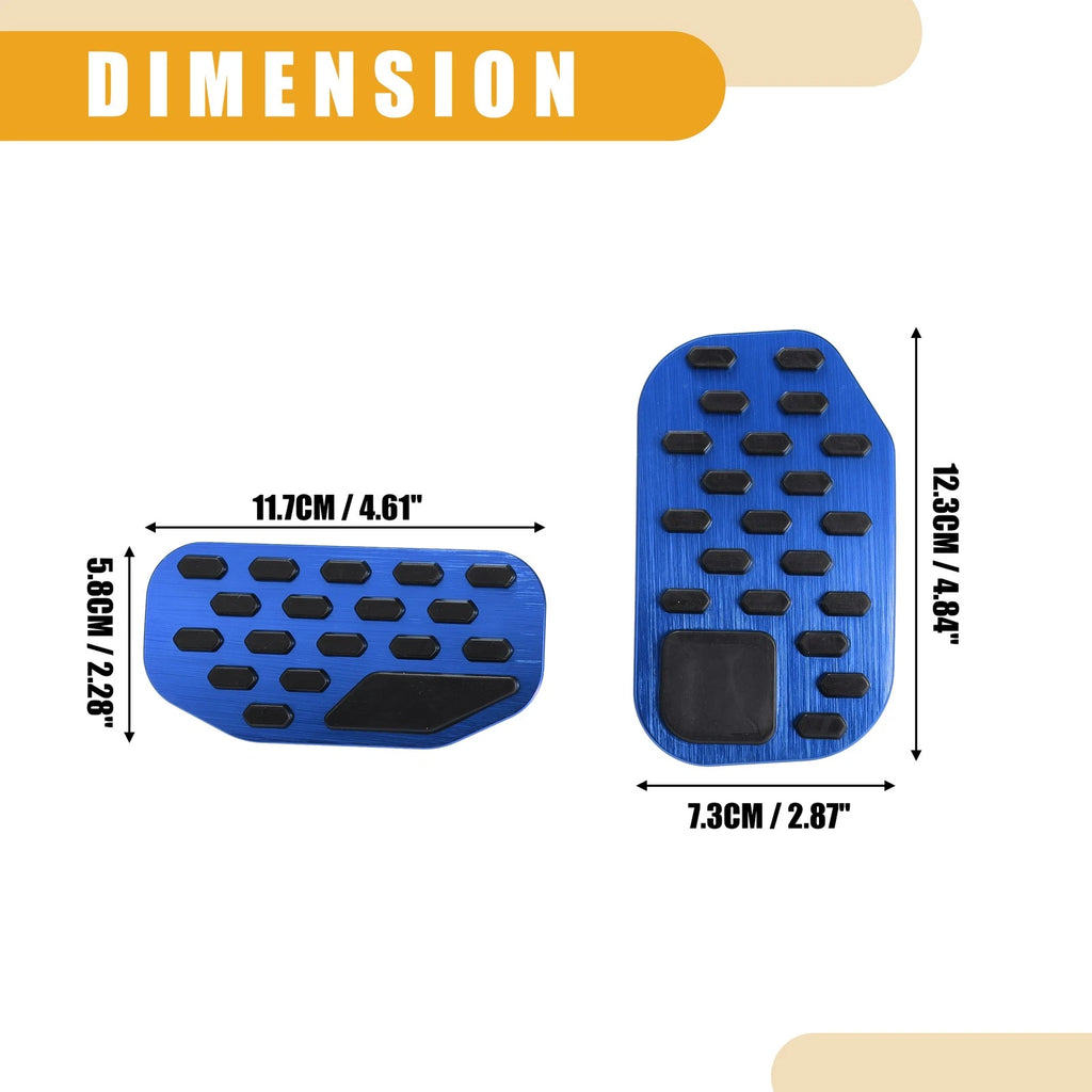 Set of 2 Brake Gas Pedal Pads for Ford F-150 (2021–2023)