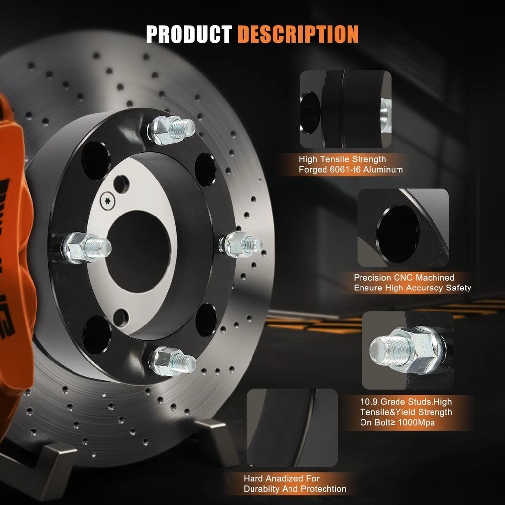 2X 1.5" Wheel Spacers for Polaris RZR XP 1000 RZR 900 (2014–2023)