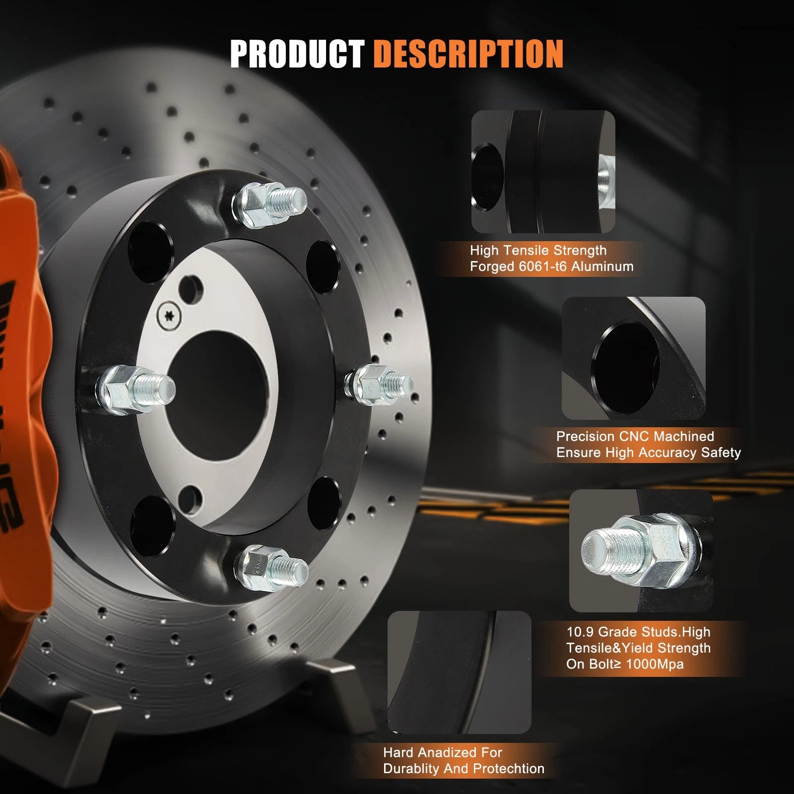 2X 1.5" Wheel Spacers for Polaris RZR XP 1000 RZR 900 (2014–2023)