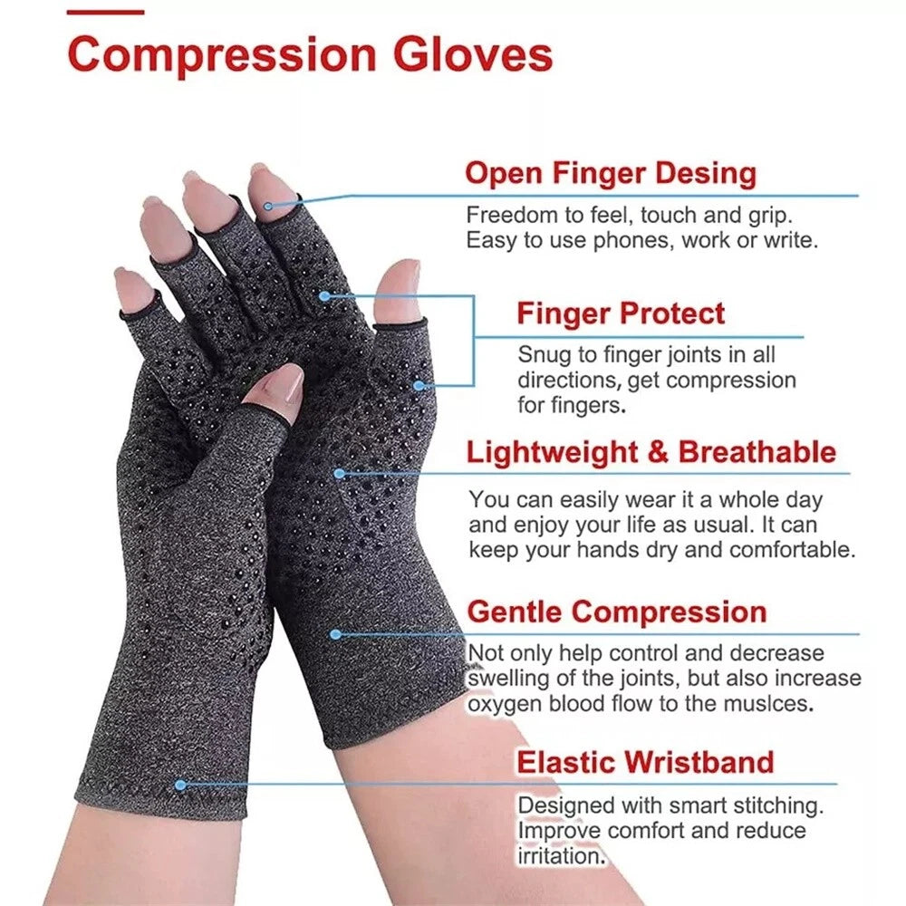 Compression Gloves for Arthritis Carpal Tunnel Hand Wrist Support (2023)